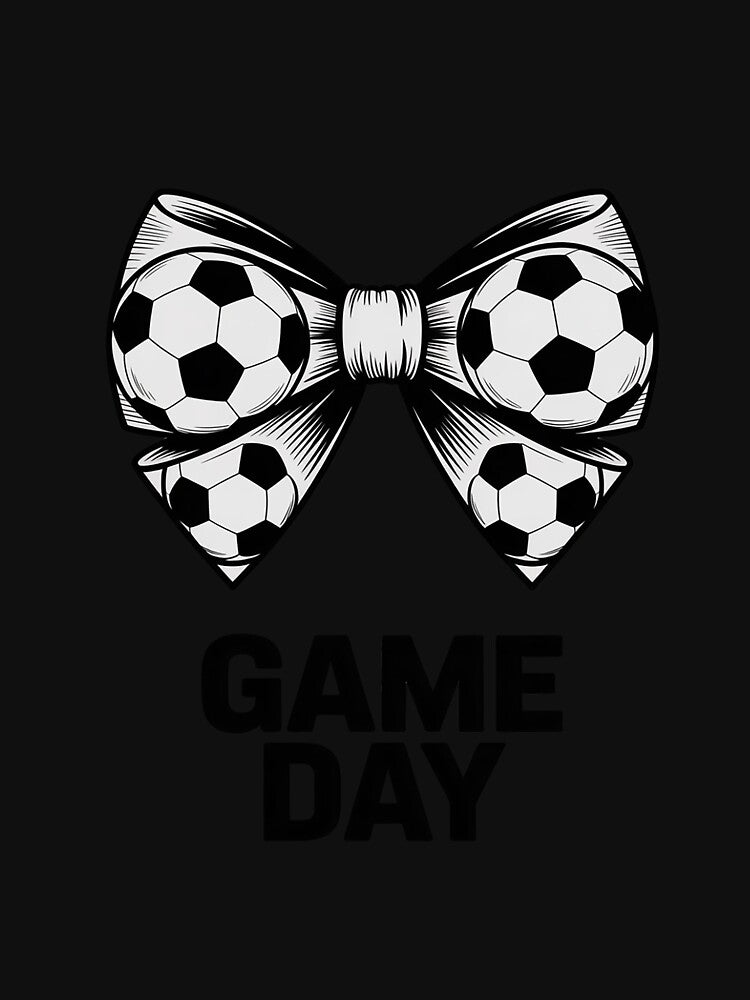 Coquette Bow Soccer Game Day Soccer Mom Mama Soccer Team by dainegilbert