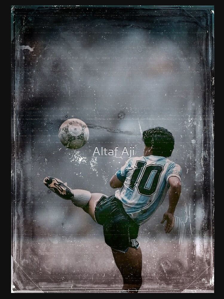 Diego Maradona Vintage by Altaf Aji