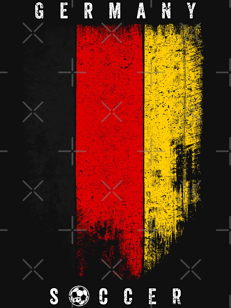 SOCCER TEAMS VERTICAL FLAG - GERMANY - Fans and Teams for Men and Women T-shirt by wallsandpatts