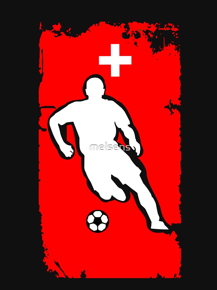 Switzerland Flag Soccer Player by melsens