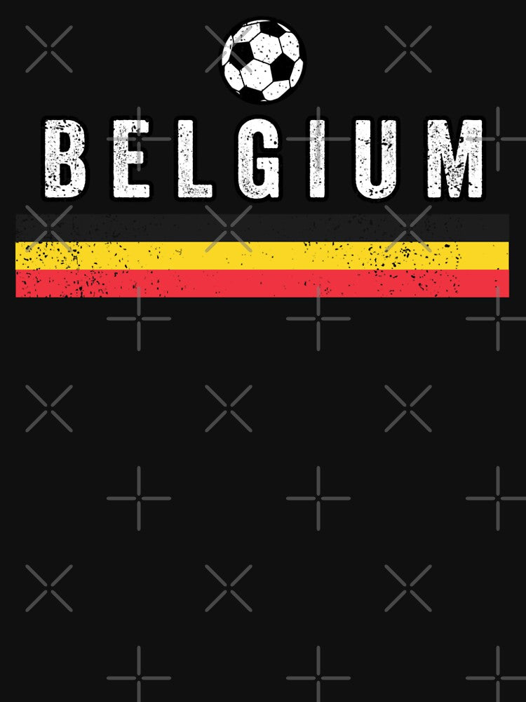 SOCCER TEAMS FLAG LINES - BELGIUM - Fans and Teams for Men and Women T-shirt by wallsandpatts