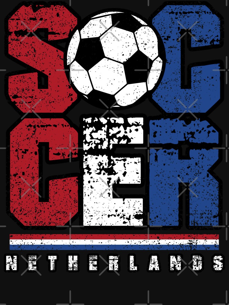 SOCCER TEAMS BIG TEXT SOCCER - NETHERLANDS - Fans and Teams for Men and Women T-shirt by wallsandpatts
