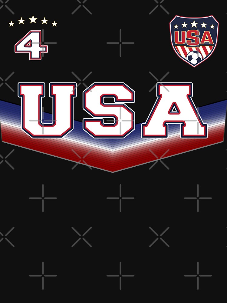 Soccer T-Shirt USA Outfit Design no. 4 for men and women by fermo