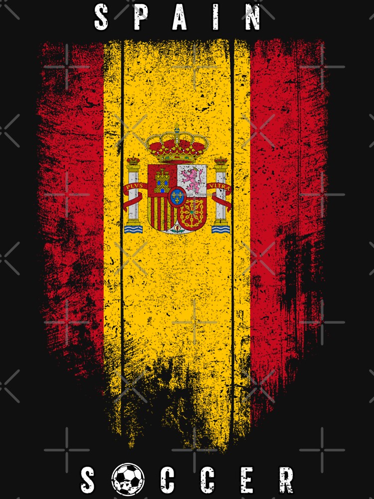SOCCER TEAMS VERTICAL FLAG - SPAIN - Fans and Teams for Men and Women T-shirt by wallsandpatts
