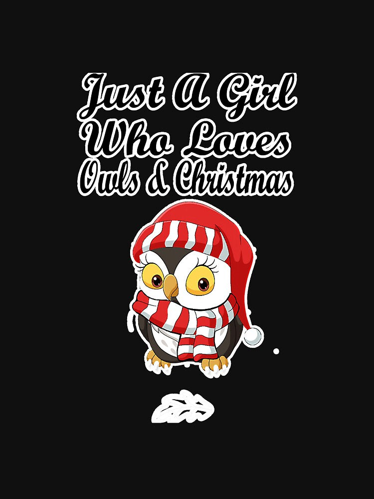 Just A Girl Who Loves Owls Christmas by BundlerVq