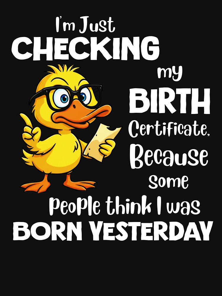 Some People Think I Was Born Yesterday Penguin Joke by AmizaMatter9