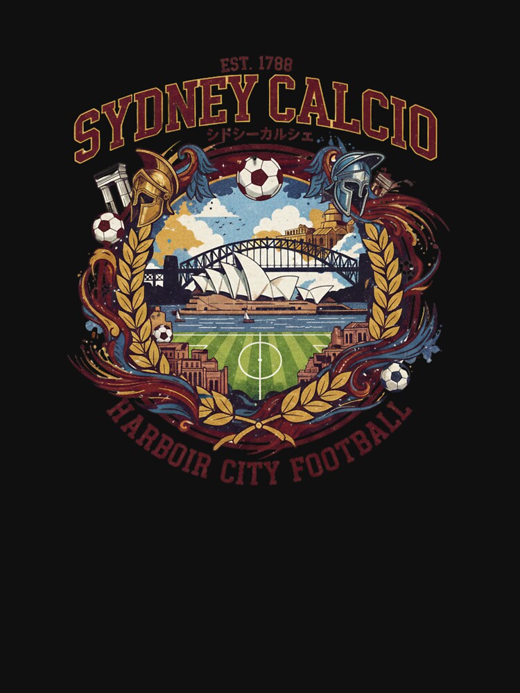 Sydney Calcio - Harbour City Football Club Vintage Soccer Crest by Deviantfant