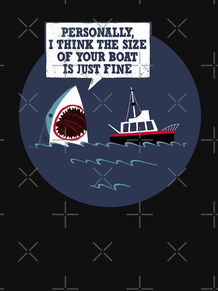 The Size Of Your Boat Is Just Fine Jaws by calypso-designs