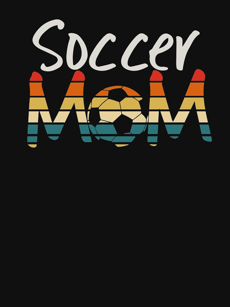Funny Soccer Lover Mom - Retro Soccer Gift For Women by hoaban1998
