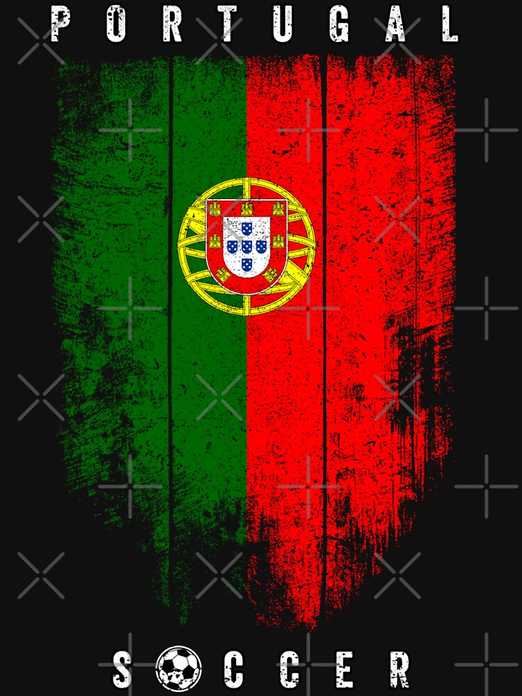 SOCCER TEAMS VERTICAL FLAG - PORTUGAL - Fans and Teams for Men and Women T-shirt by wallsandpatts