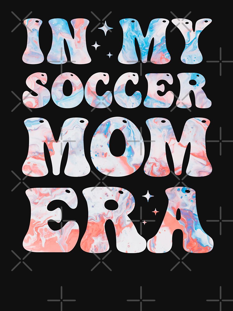 In My Soccer Mom Era Colorful Soccer Mama by RareBunny