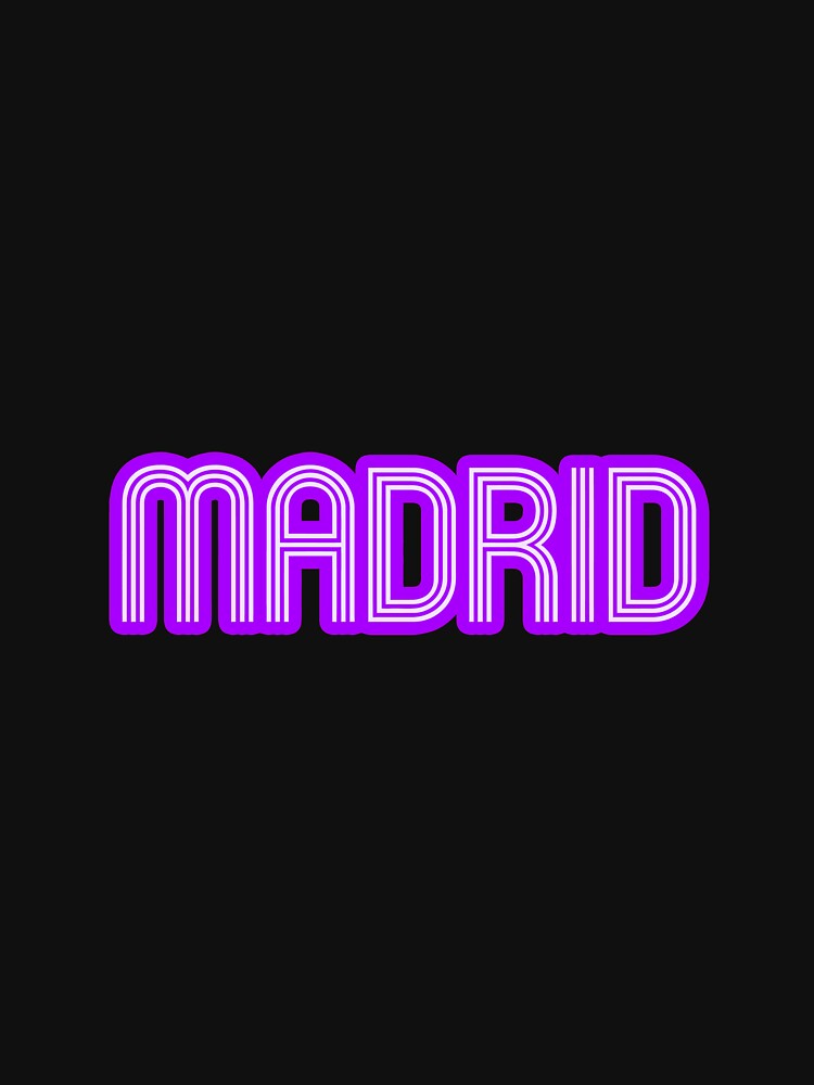 Madrid Soccer Purple Real Fan Spain Espana Flag Jersey Style by elviakenni