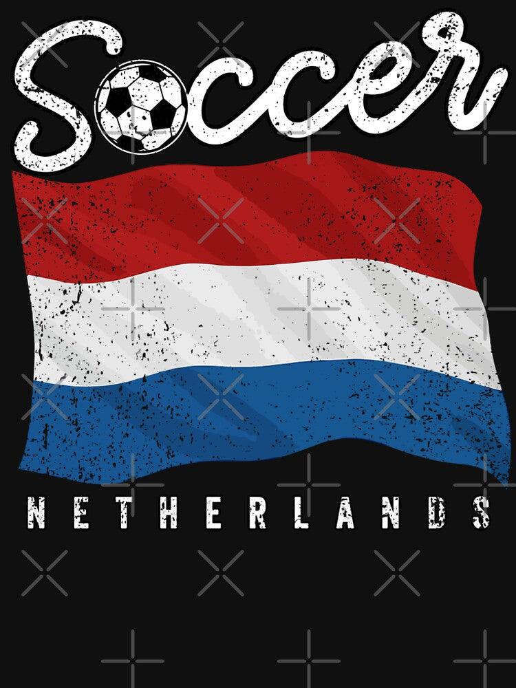 SOCCER TEAMS BIG FLAG - NETHERLANDS - Fans and Teams for Men and Women T-shirt by wallsandpatts