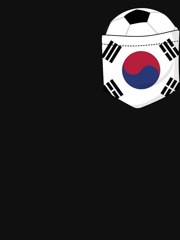 Football South Korea in the breast pocket by peter2art