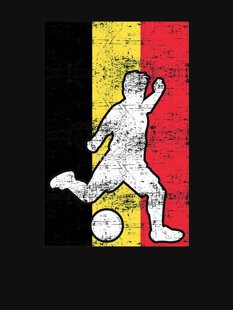 Belgium Flag Soccer Player by melsens