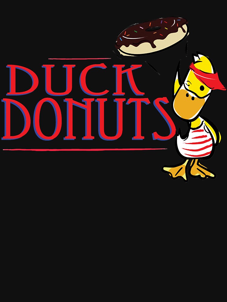 Duck donuts classic t shirt by alainae5973
