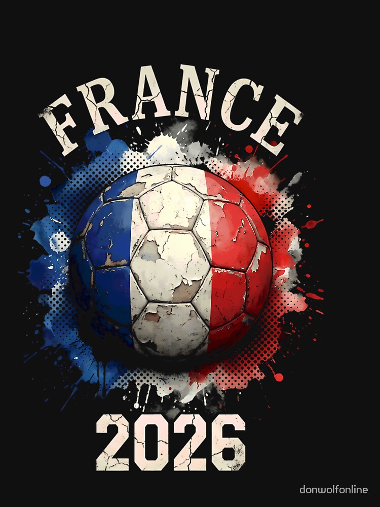 France 2026 Football Art by donwolfonline