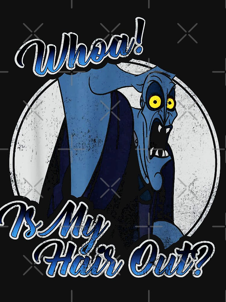 Hercules Sticker -Whoas Is My Hair Out Hoodies by momenus