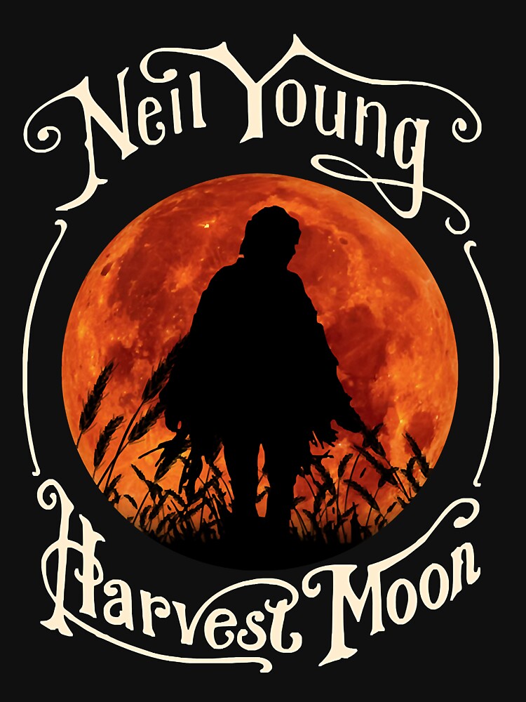 Vintage Rock Retro Harvest Moon In Night Gift Hallowen Essential by WilliamLaster