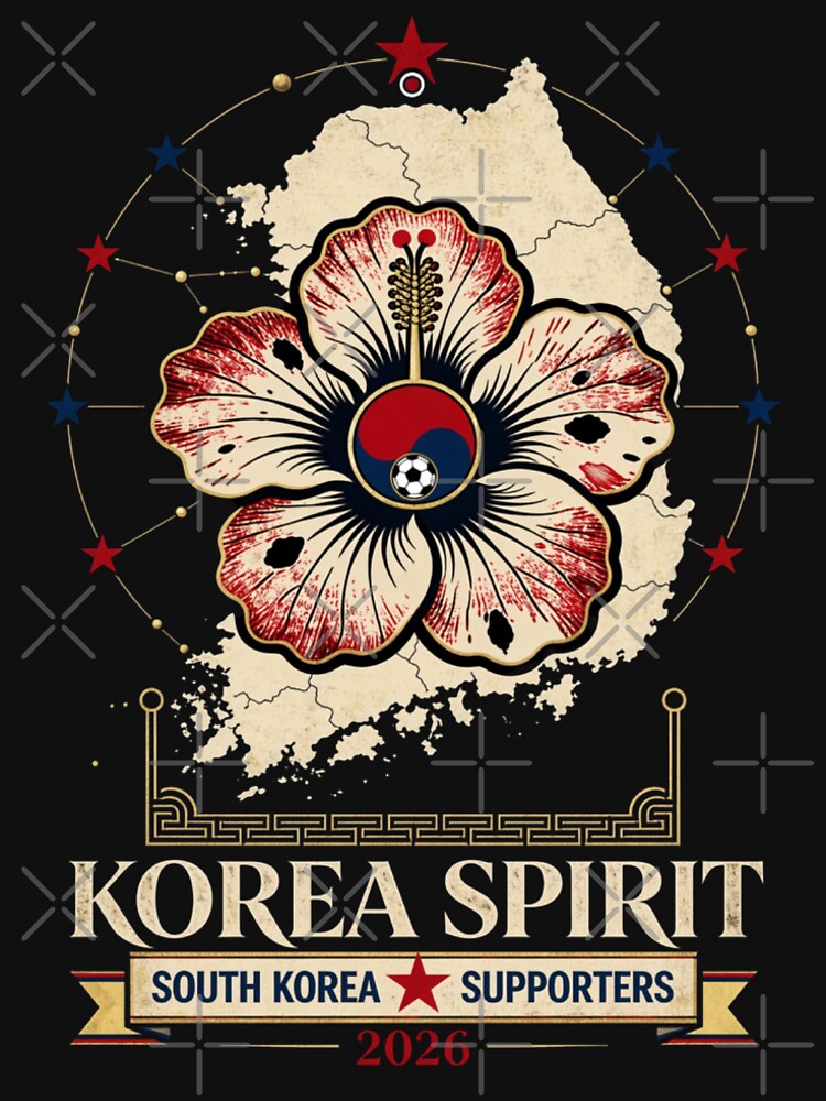 Korea Spirit South Korea Supporters 2026 Shirt | Korean Football Fan Tee by Inner Flame Studio