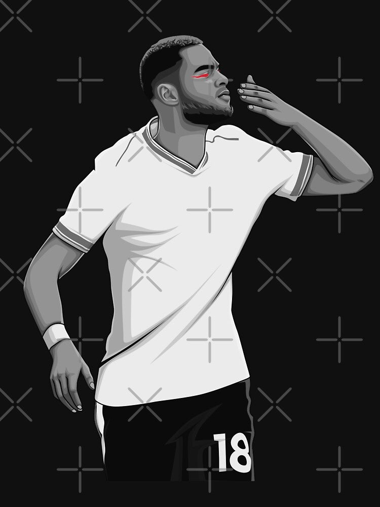 Cody Gakpo Black and White Version by Aldduardo