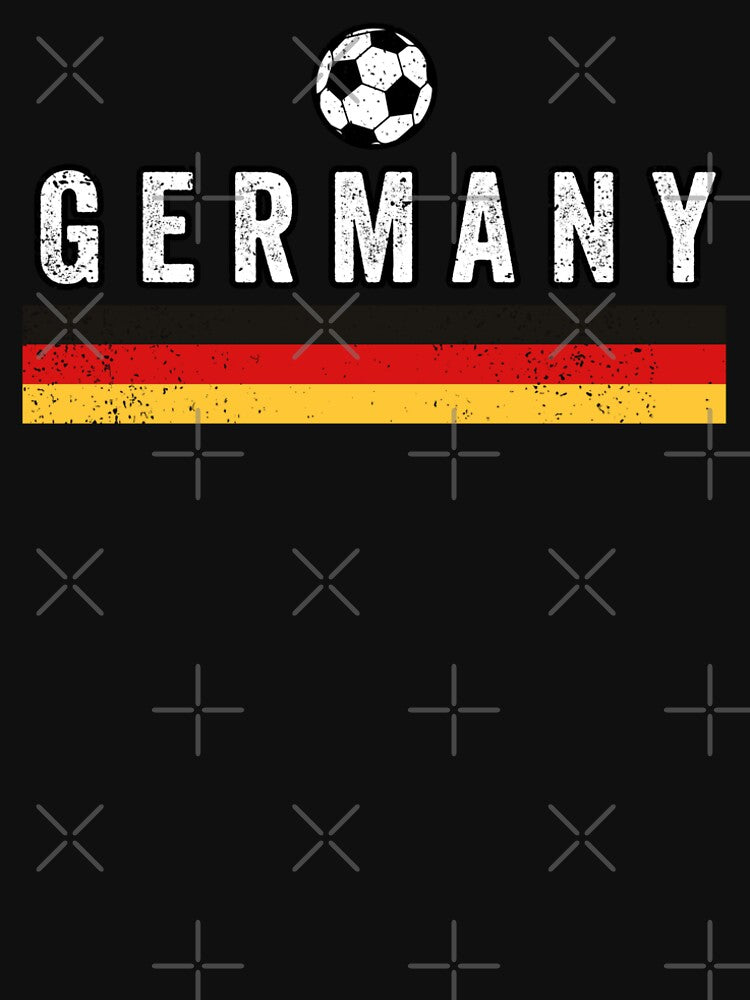 SOCCER TEAMS FLAG LINES - GERMANY - Fans and Teams for Men and Women T-shirt by wallsandpatts