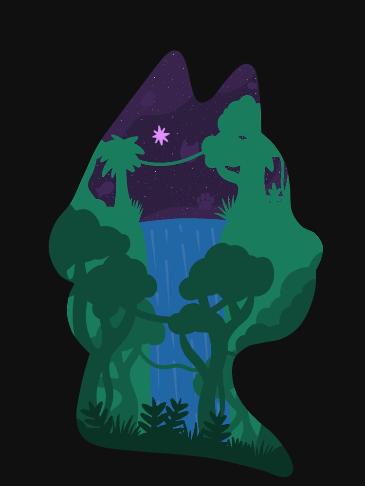 Jungle in a Cat Silhouette by CamdenAKAIce
