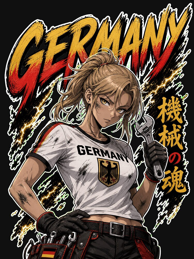 Germany Anime Girl Soccer World Cup 2026 by Senpai Syndicate