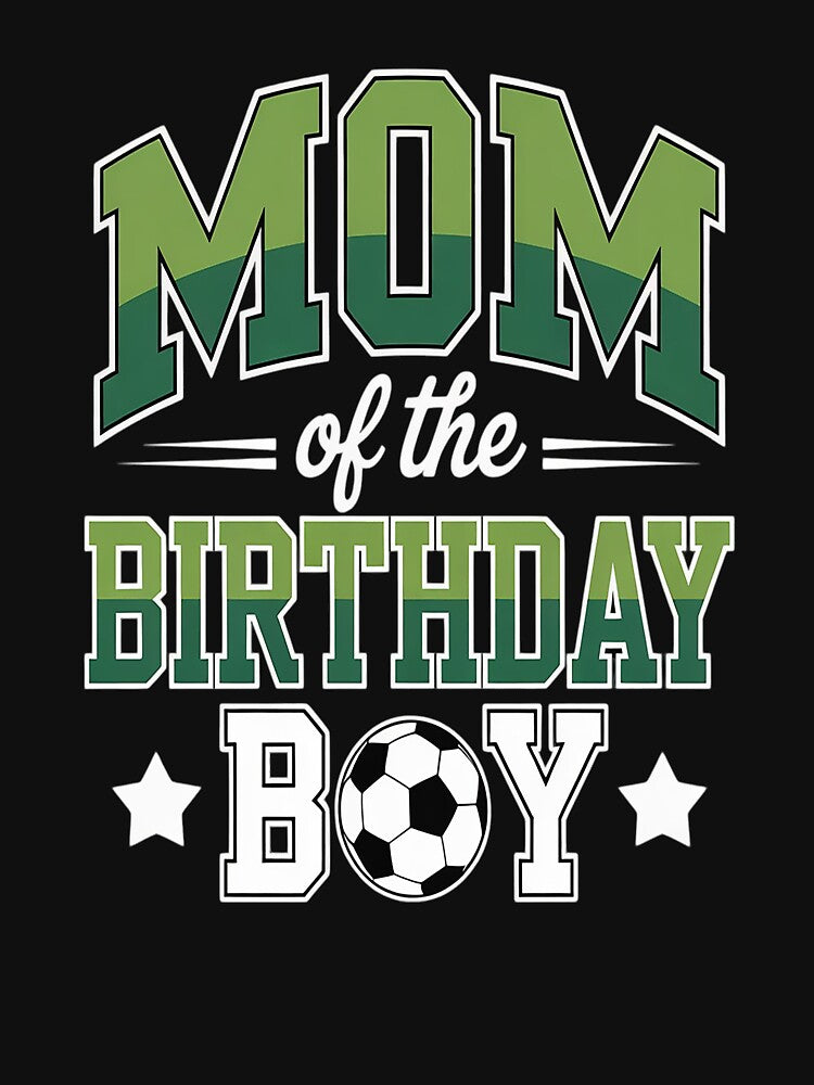 Soccer Mom Birthday Boys Party Family Matching by Lucaseinar
