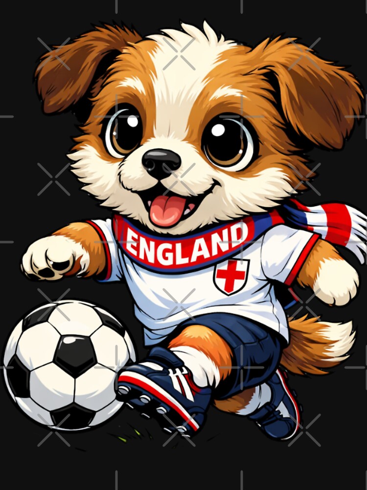 Dog Football Player Kicking Ball Plus Sign Emblem by Tsugraf Designs