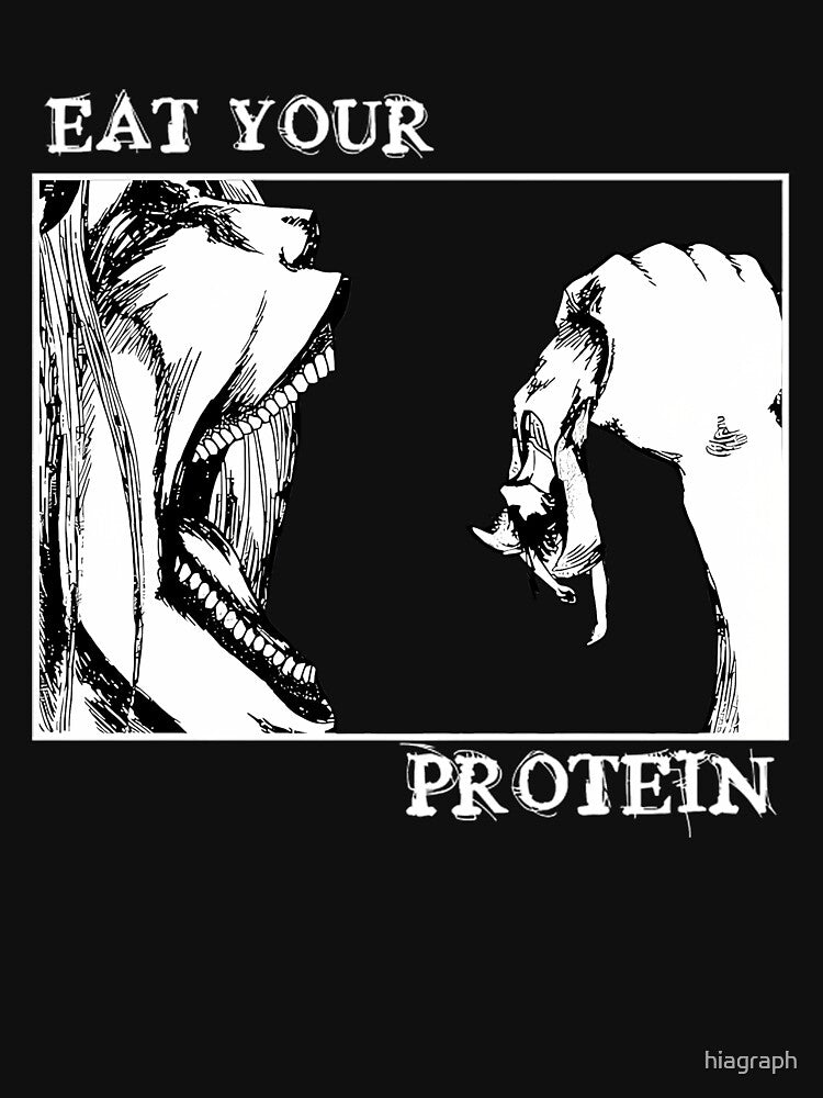 A.t.t.a.c.k On T.i.t.a.n Eat Your Protein Aot Eren Y.e.a.g.e.r by hiagraph