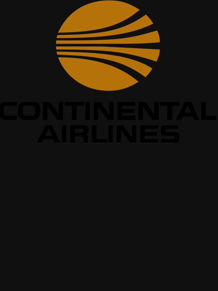Continental Airlines - Vintage Logo Classic T-Shirt by LukasFrombeck