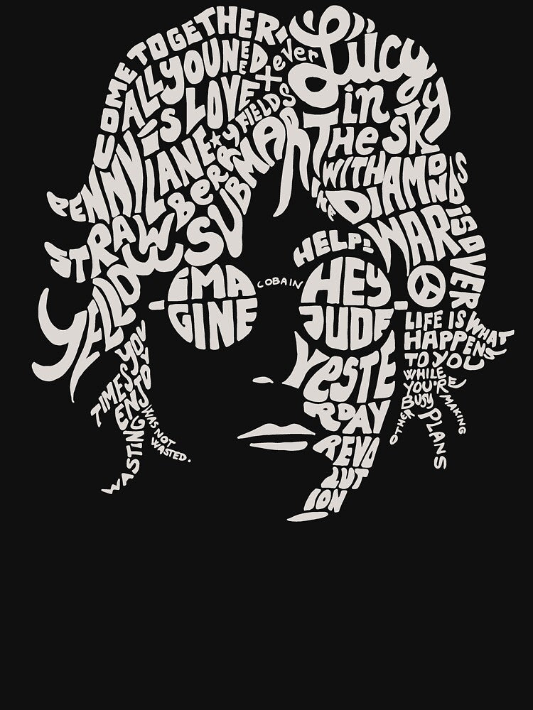 Portrait of John Lennon by cobainclothing