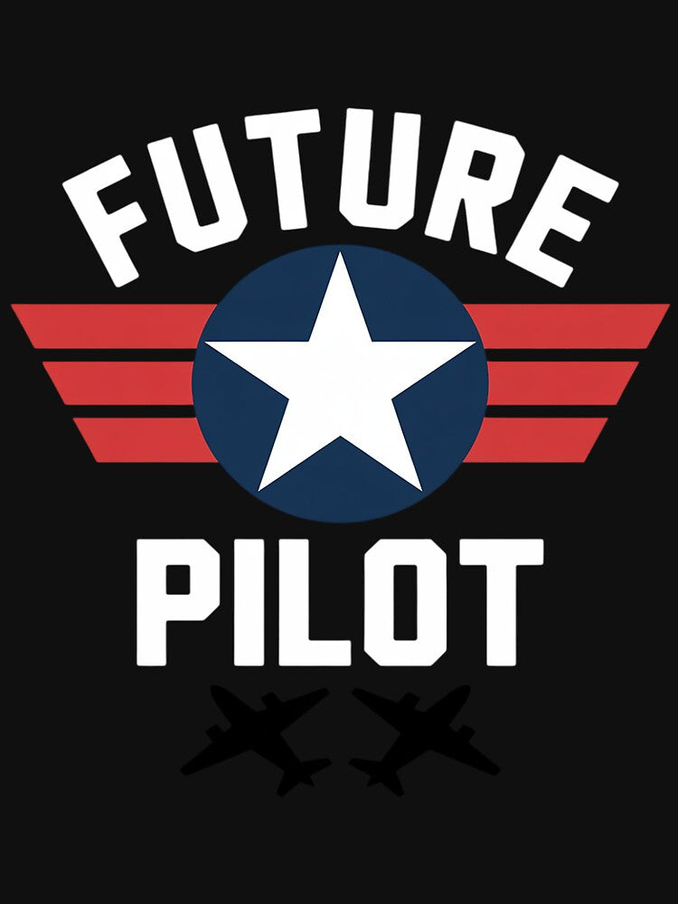 Future Pilot with Air Force F15 Jet and Roundel by RustsyMin