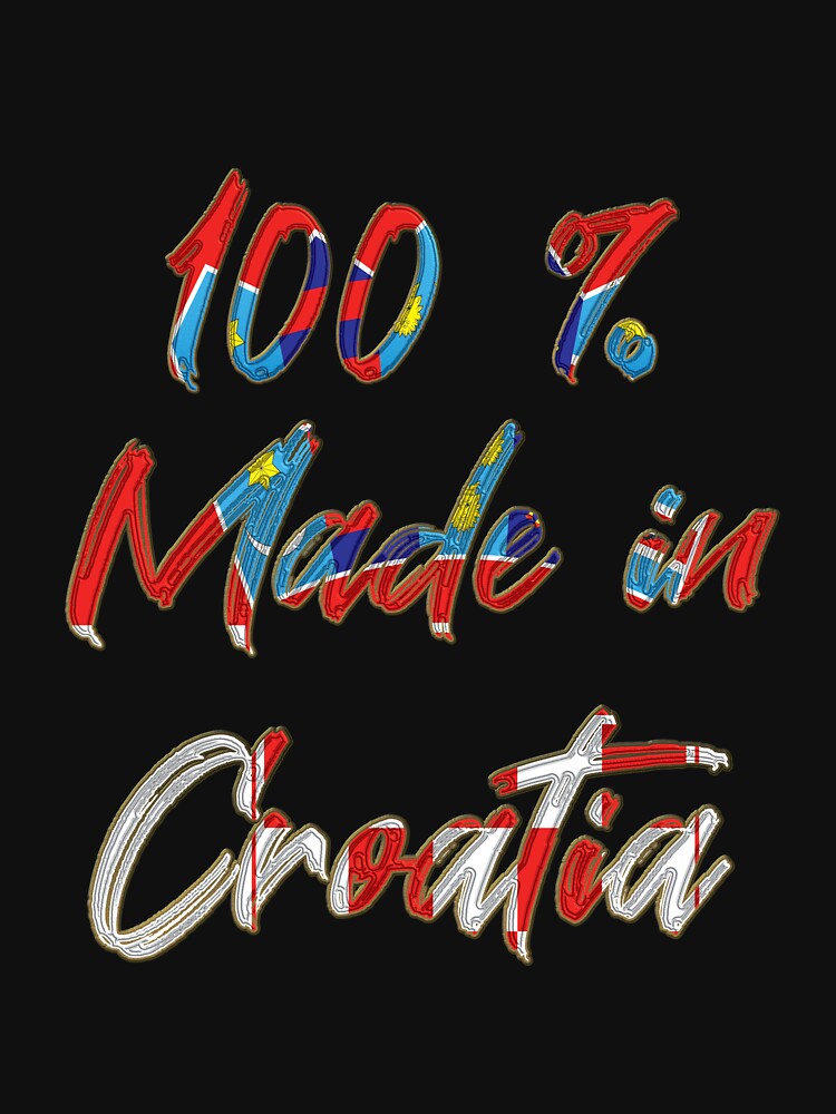 100% Made in Croatia font by Harinko