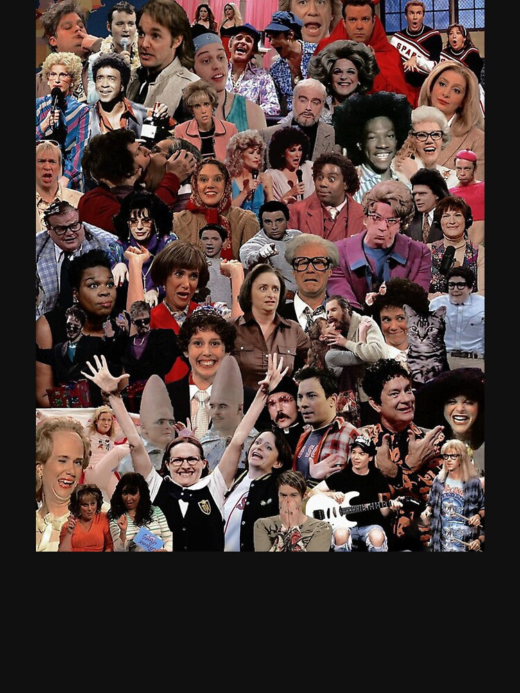 saturday night live collage poster by tanyabaile