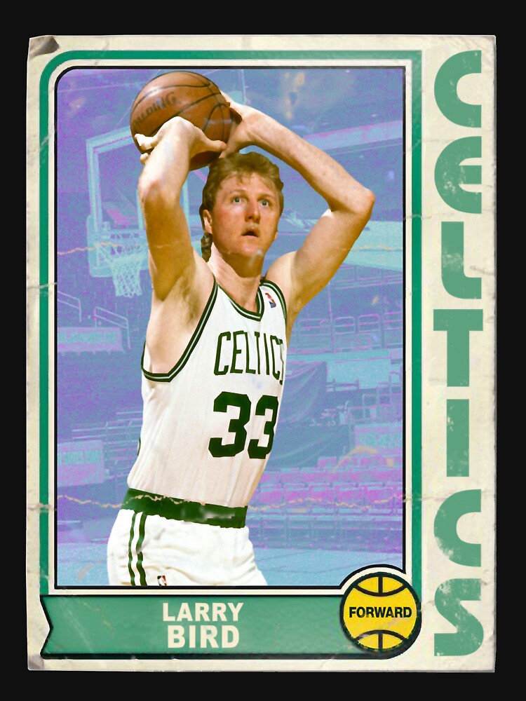 Retro Larry Bird Trading Card Classic T-Shirt by KristieaWoodall