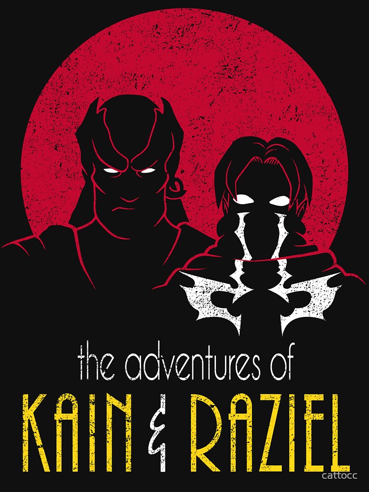 Adventures of Kain & Raziel T-Shirt by cattocc