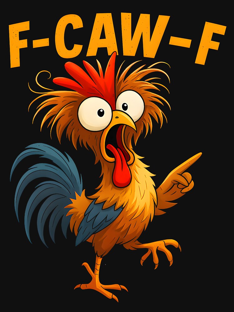 F Caw F Rooster Funny Bird Fcawf Chicken Whisperer Fawk Off by mjohnson9