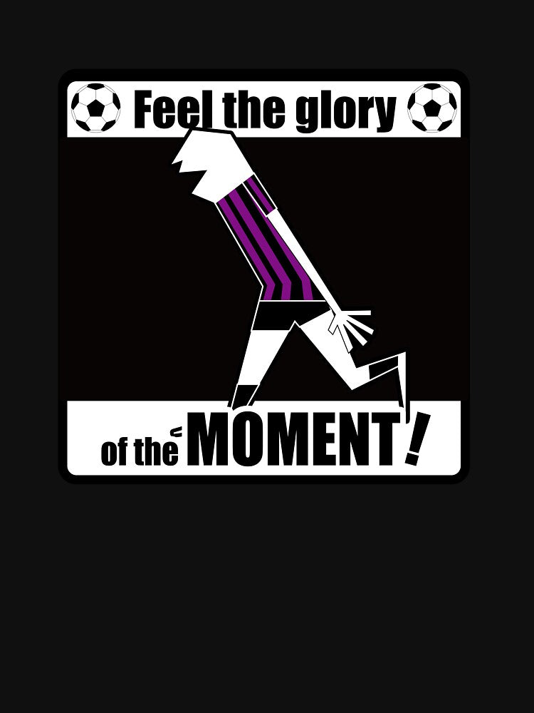 Goal Celebration Soccer Player — Victory Silhouette Art(WHITE) by R-T-Gracie