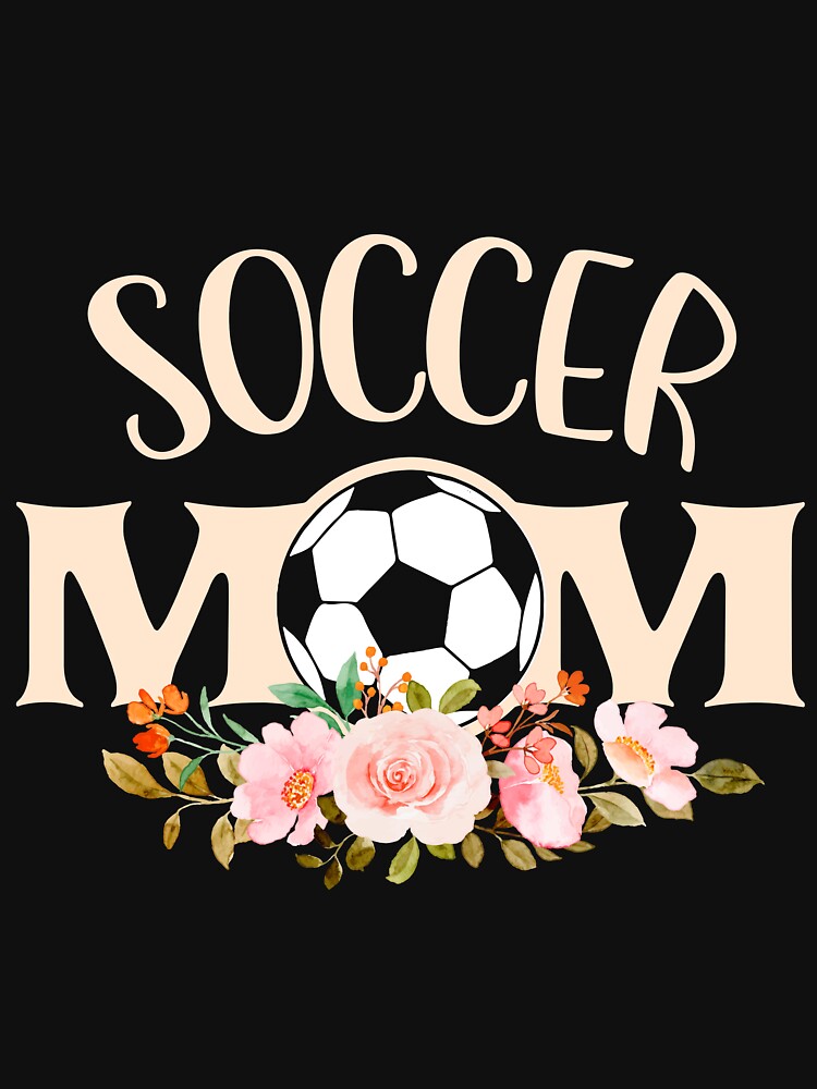 Cute Soccer Mom Floral Beuauty Gift For Women Teen Girls Kid Soccer Lover Costume by sheamgjirij
