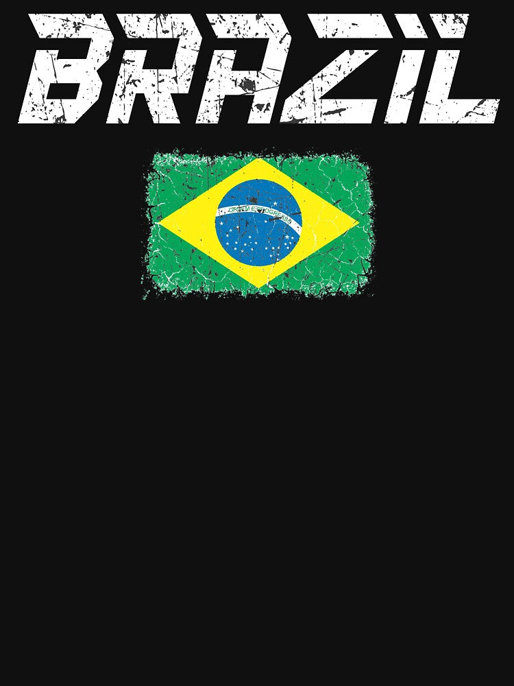 Brazil Soccer Team Fan Football Brazilian Flag 2022 T-Shirt - Brazil T shirt Soccer - Brazil Flag Vintage - Brazilian by Stixdesigns