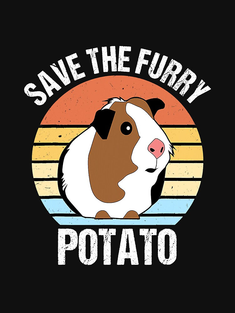 Save The Furry Potato Funny Guinea Pig by unassertive19