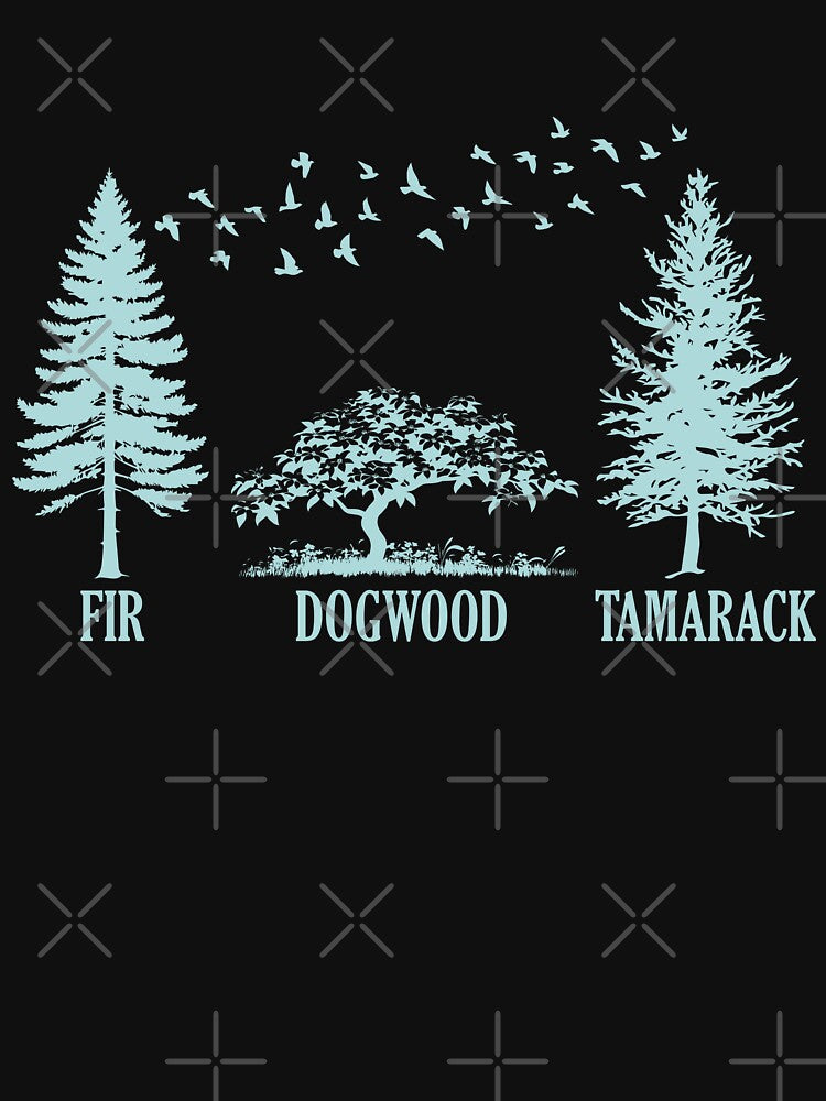 Subtle Tree Fir Dogwood Tamarack by teeshop87