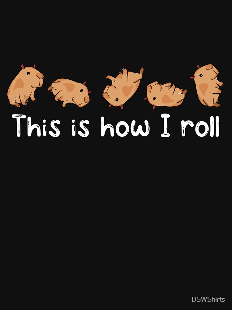 Capybara Gift Kids This Is How I Roll Capybara by DSWShirts
