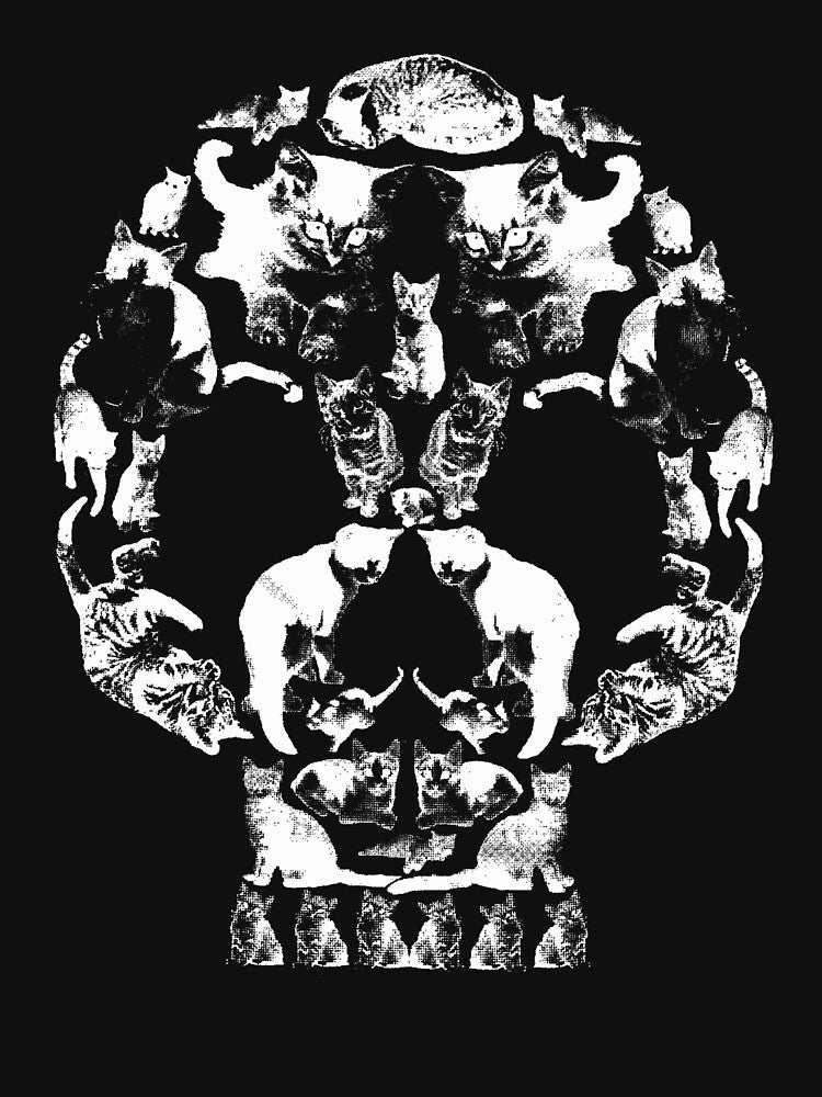 Cat skull death kitten ghost by DominicDay