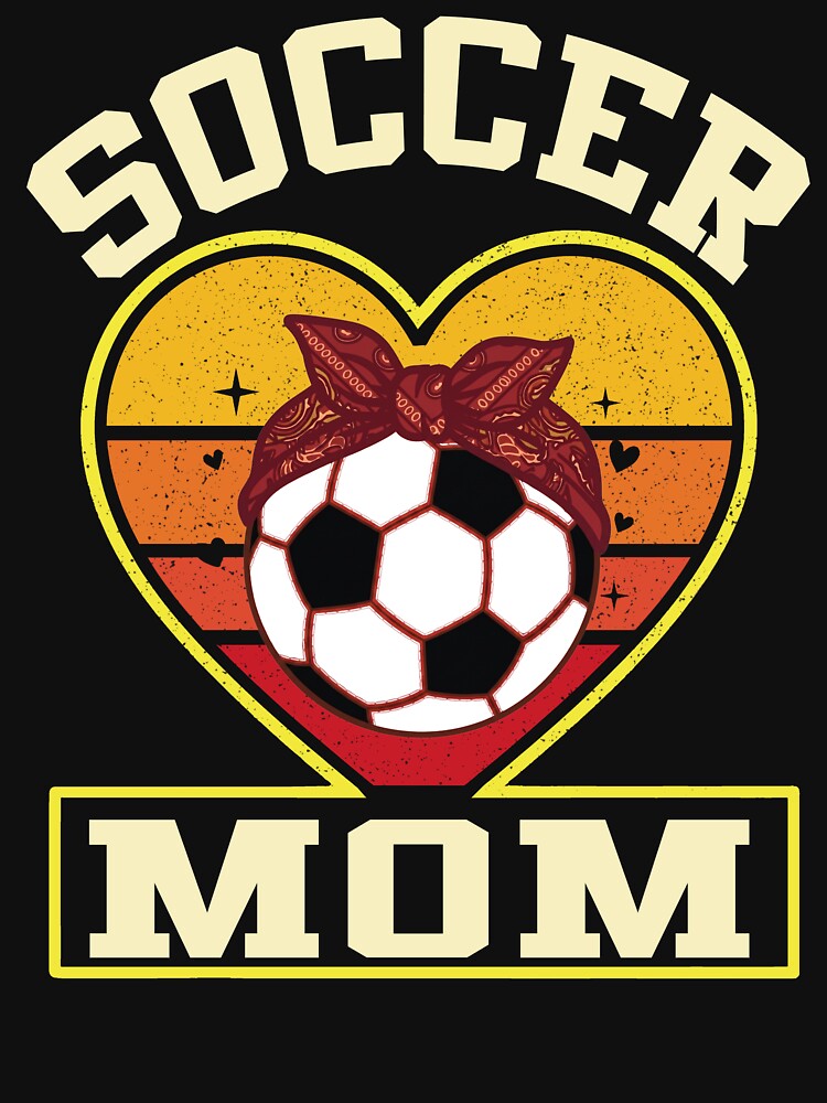 Vintage Soccer Mom Heart Design by LashondaGreen89