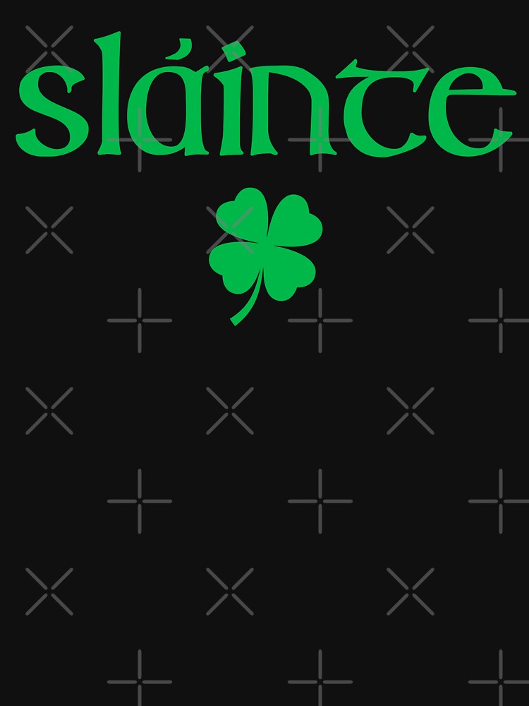 Cute Slainte Shamrock St Patrick's Day, Trendy St Patricks Day by DavidCloud