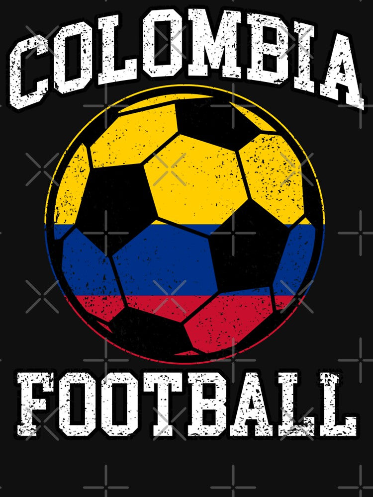 SOCCER BALL - COLOMBIA | Soccer Fans and Teams for Men and Women t-shirt by wallsandpatts