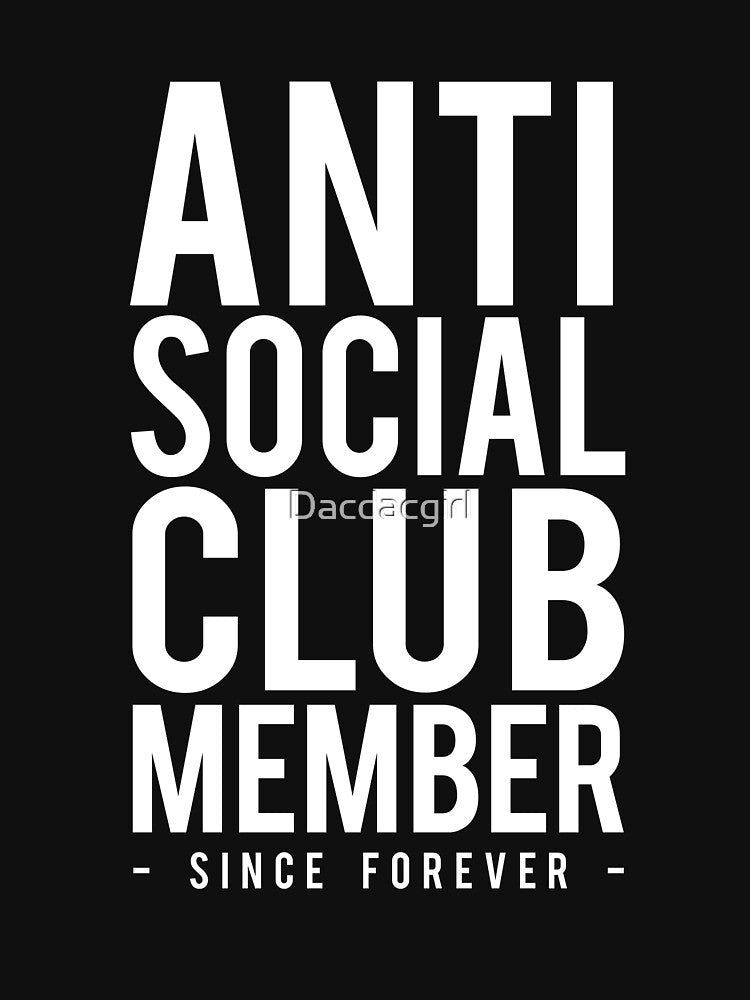 Anti Social Club Member by Dacdacgirl